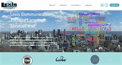Desktop Screenshot of lexiscomm.net